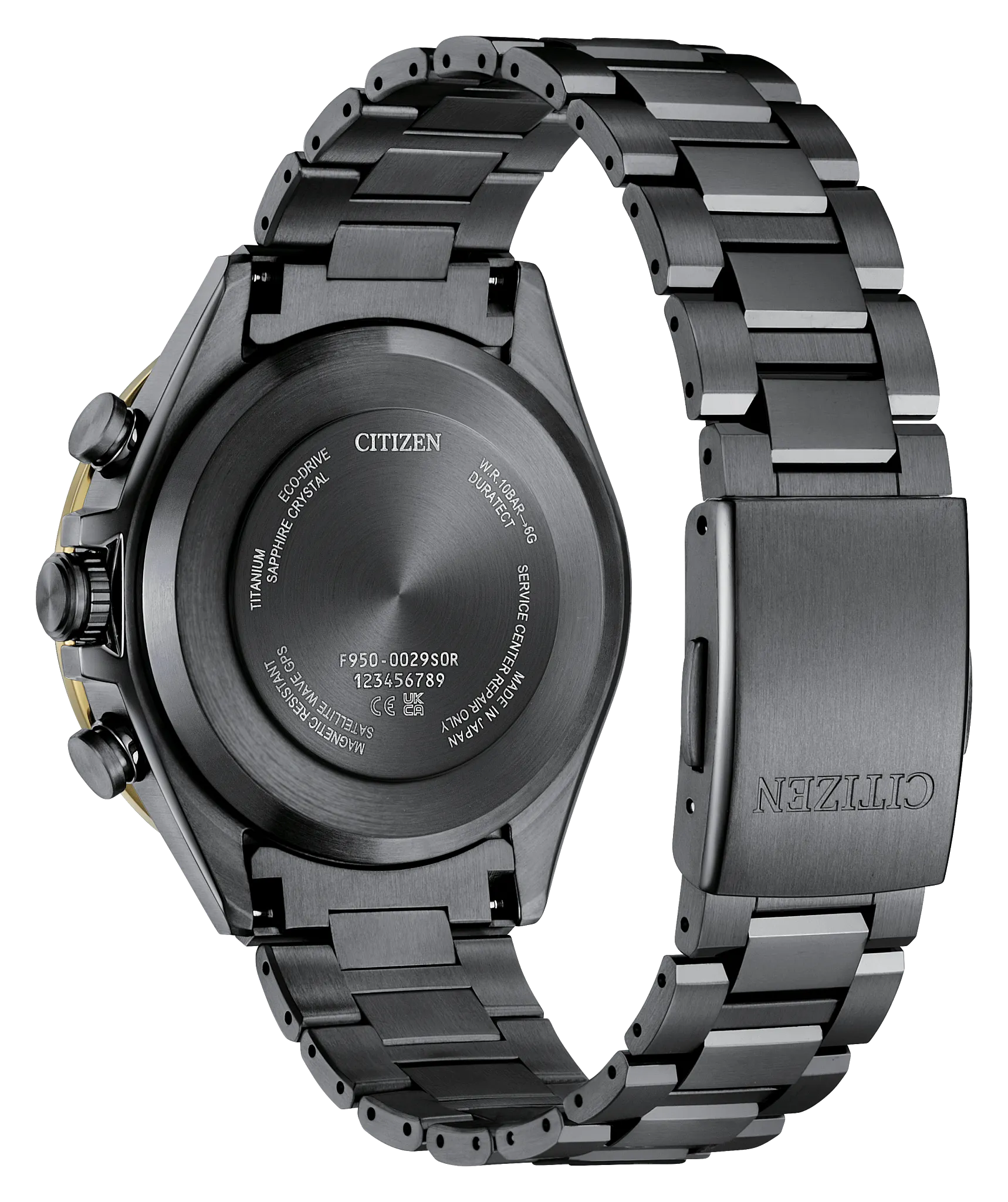 ATTESA LIGHT in BLACK Black Dial Super Titanium with DLC Coating